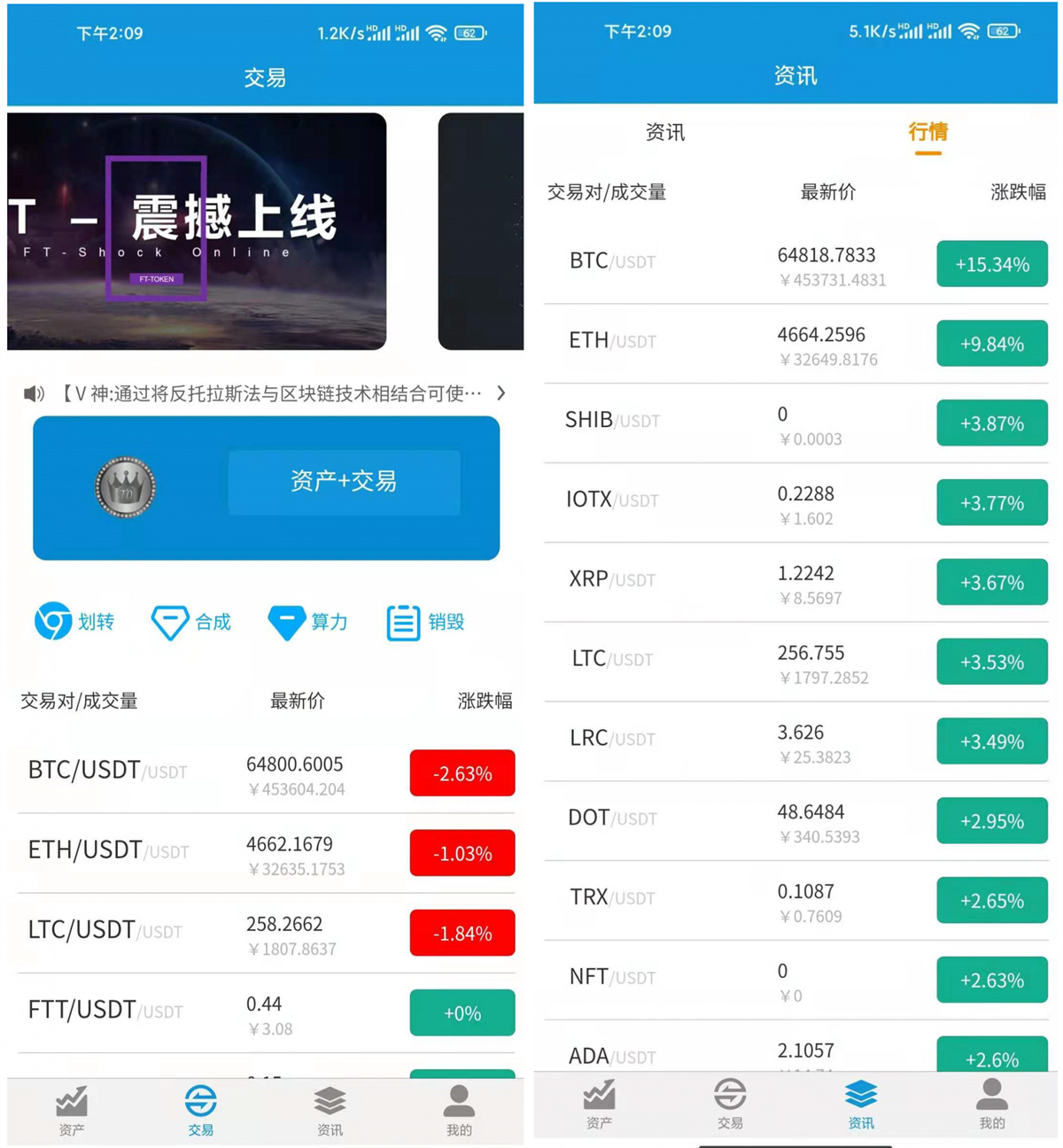 新版FORTAI区块链交易所源码交易中心/FT-TOKEN
