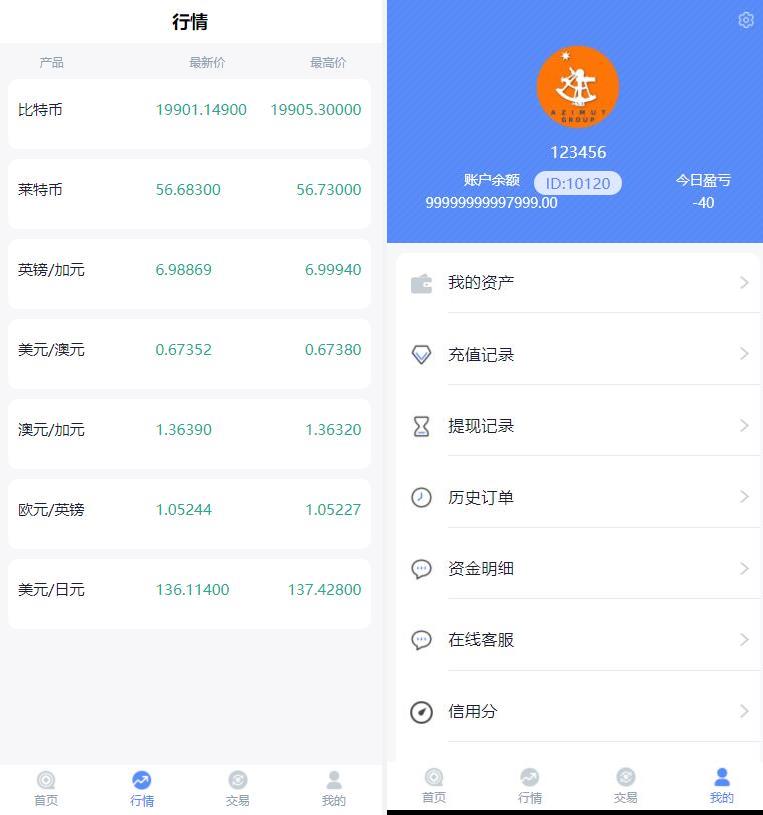 微交易源码-k线完好 UI精美 修复升级版本 因其他原因 已下架 不支持下载！