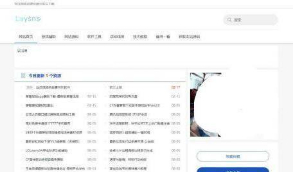 Laysns仿小刀娱乐网模板资源分享下载网站模板