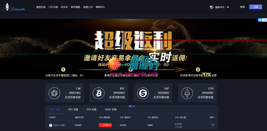 2020最新仿火币网源码   超级返利 实时返佣|区块链虚拟数字货币交易所源码|区块链源码等
