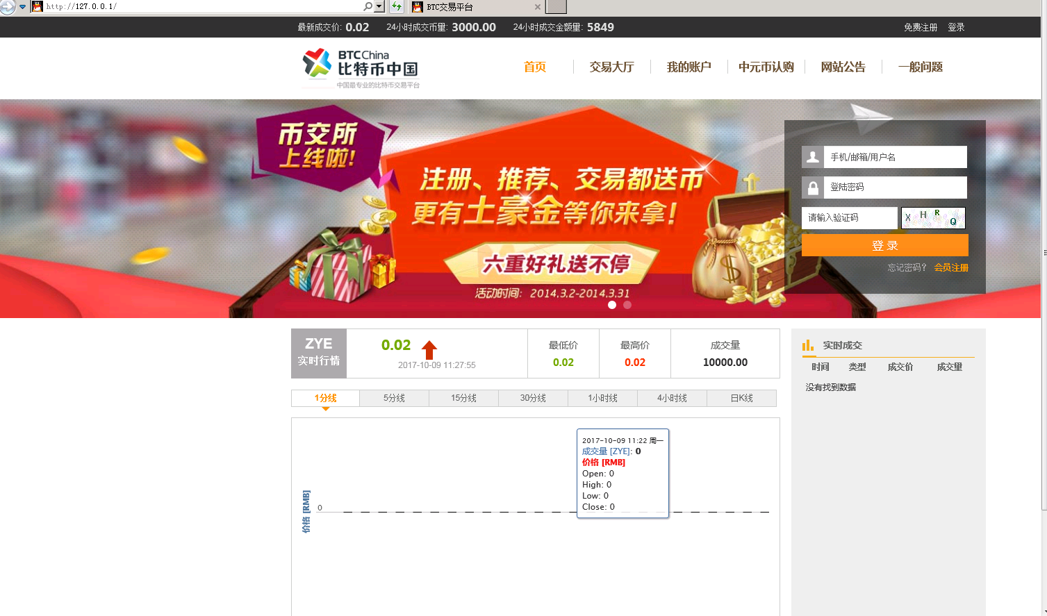 ThinkPHP 区块链源码BT币交易平台系统源码