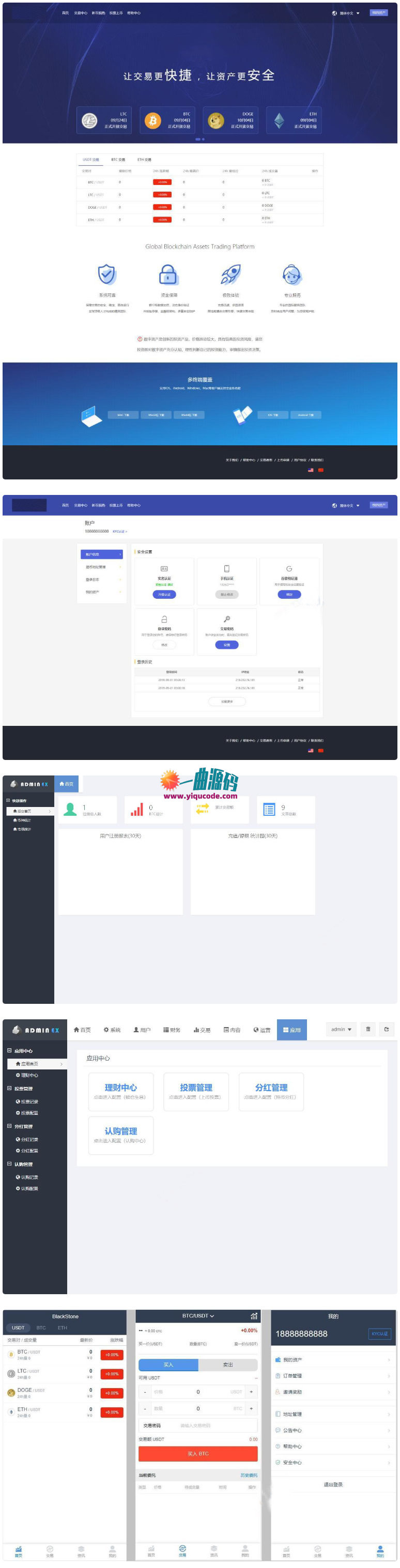 价值上万源码   仿火币|区块链|虚拟数字货币交易所|BTC|OTC|币币交易|带充值区块链交易所